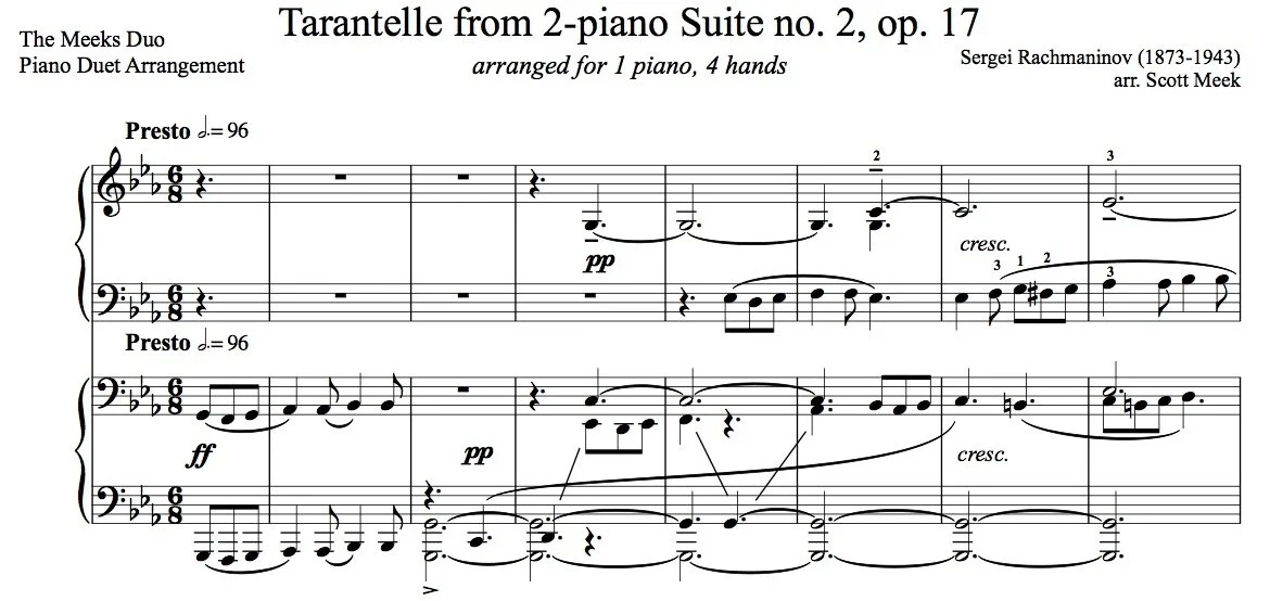Sheet Music Store — The Meeks Duo
